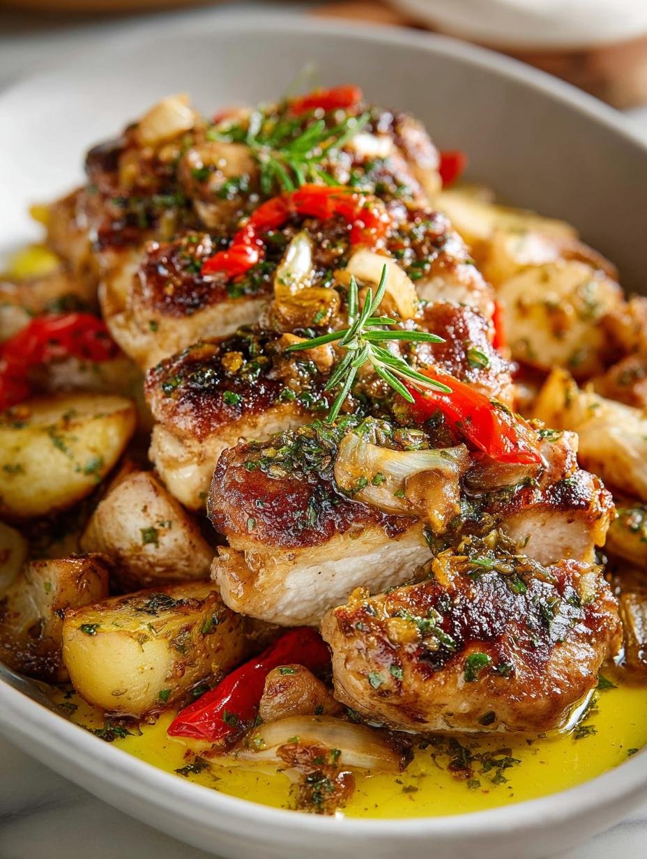 Delicious Chicken Scarpariello Recipe for the Family - Chicken Scarpariello Recipe - main visual representation