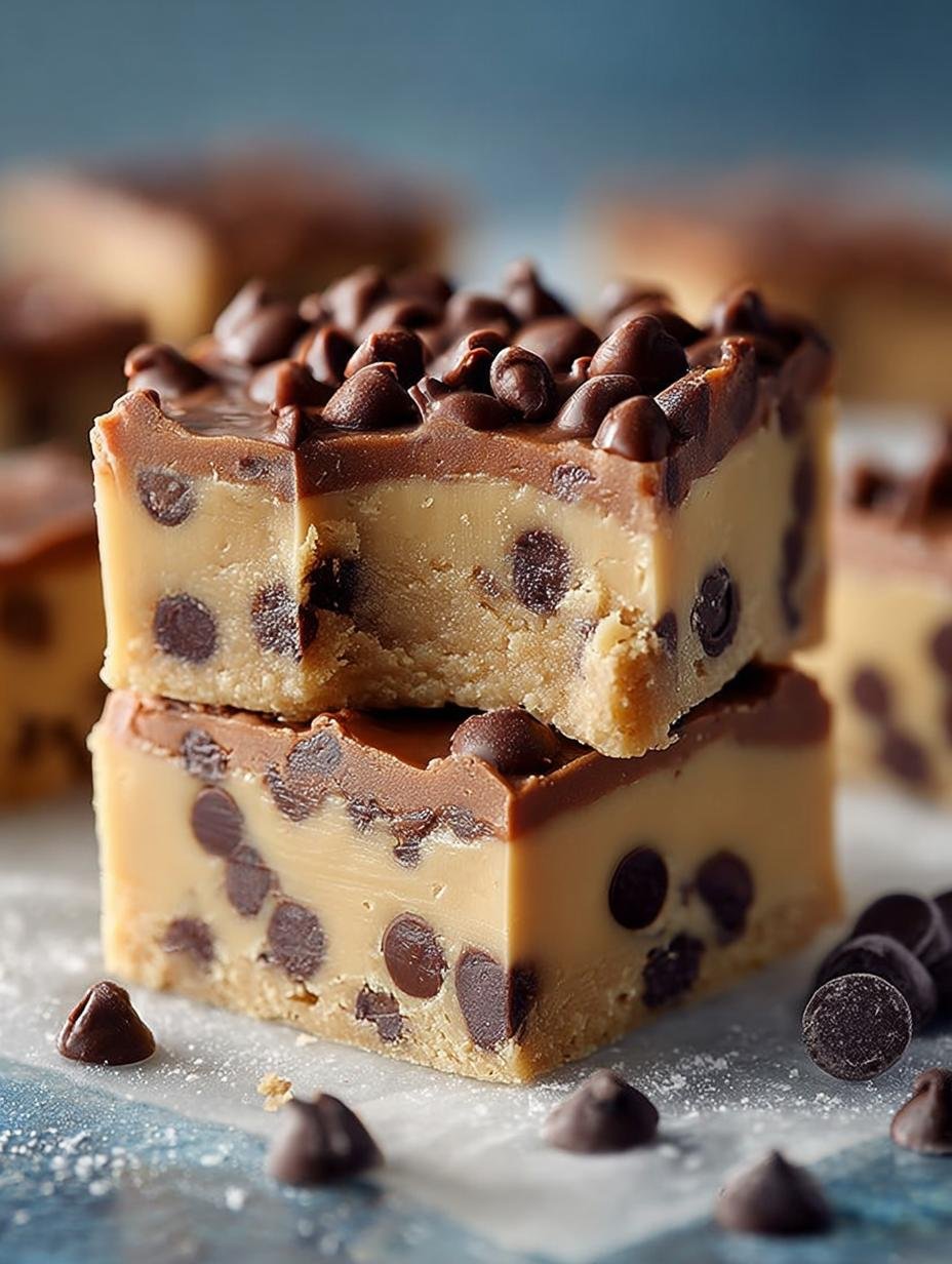 Chocolate Chip Cookie Dough Bars Recipe: 16 Indulgent Squares