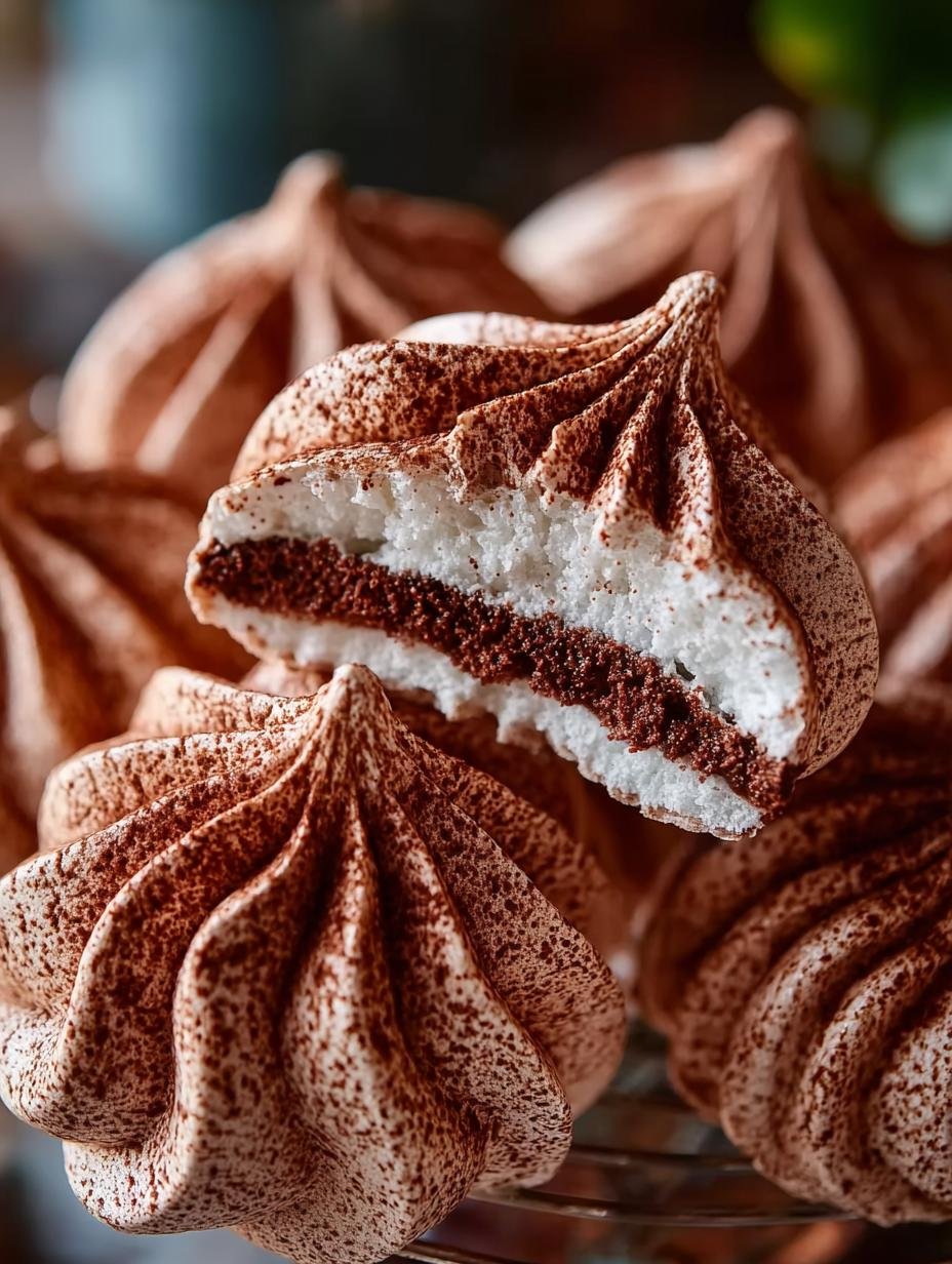 Chocolate Meringue Cookies