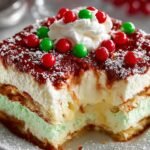 Christmas Lasagna with Peppermint Pudding Recipe