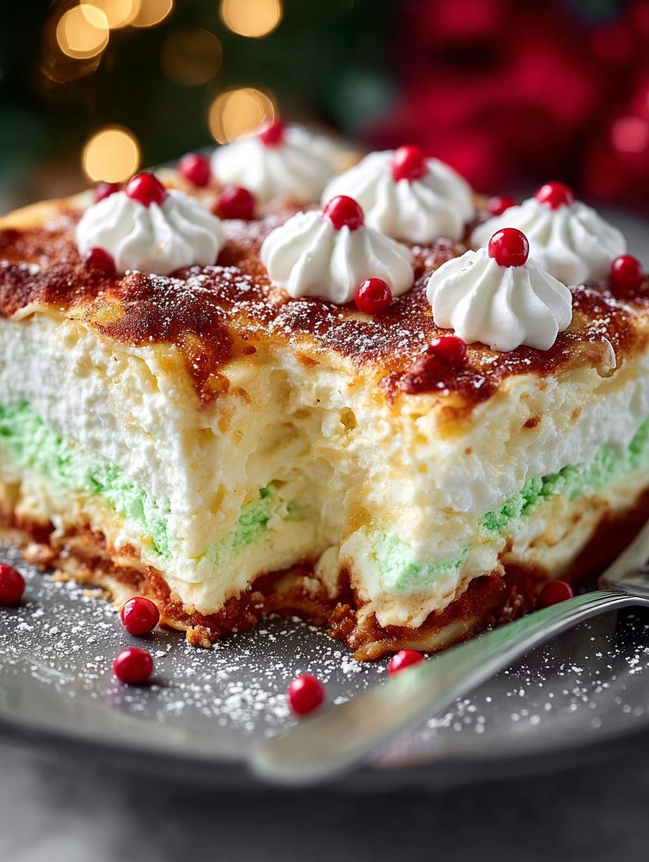 Christmas Lasagna with Peppermint Pudding Recipe Delight - Christmas Lasagna with Peppermint Pudding Recipe - additional detail