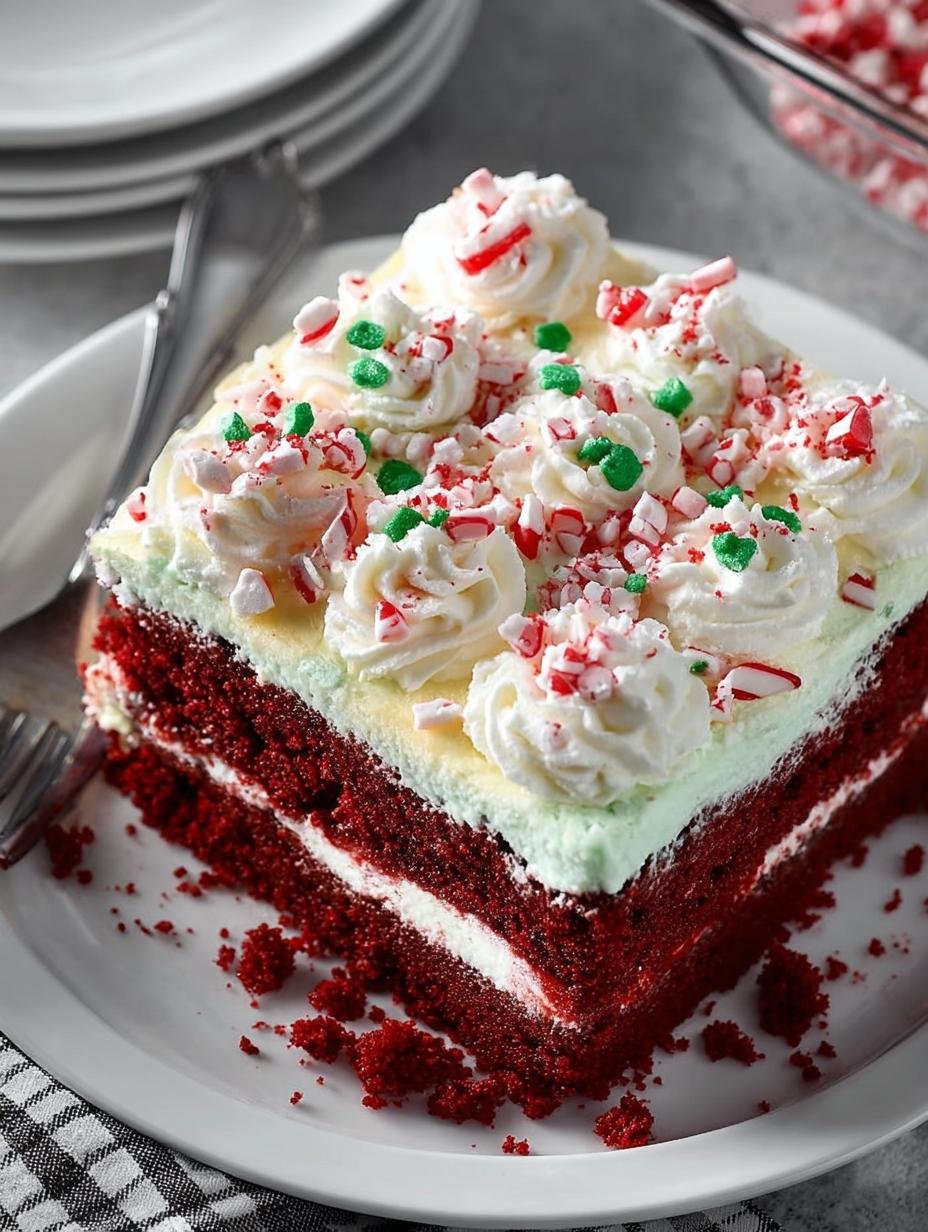 Christmas Red Velvet Poke Cake Recipe: 12 Festive Layers - Christmas Red Velvet Poke Cake Recipe - additional detail