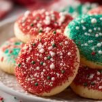 Christmas Sprinkle Cookies Recipe