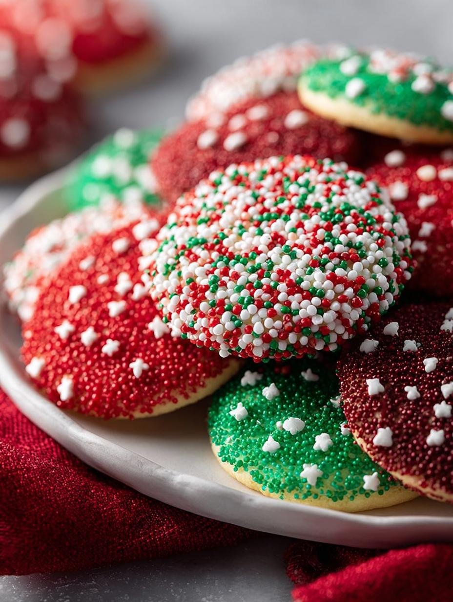 Christmas Sprinkle Cookies Recipe: 24 Festive Bites - Christmas Sprinkle Cookies Recipe - additional detail