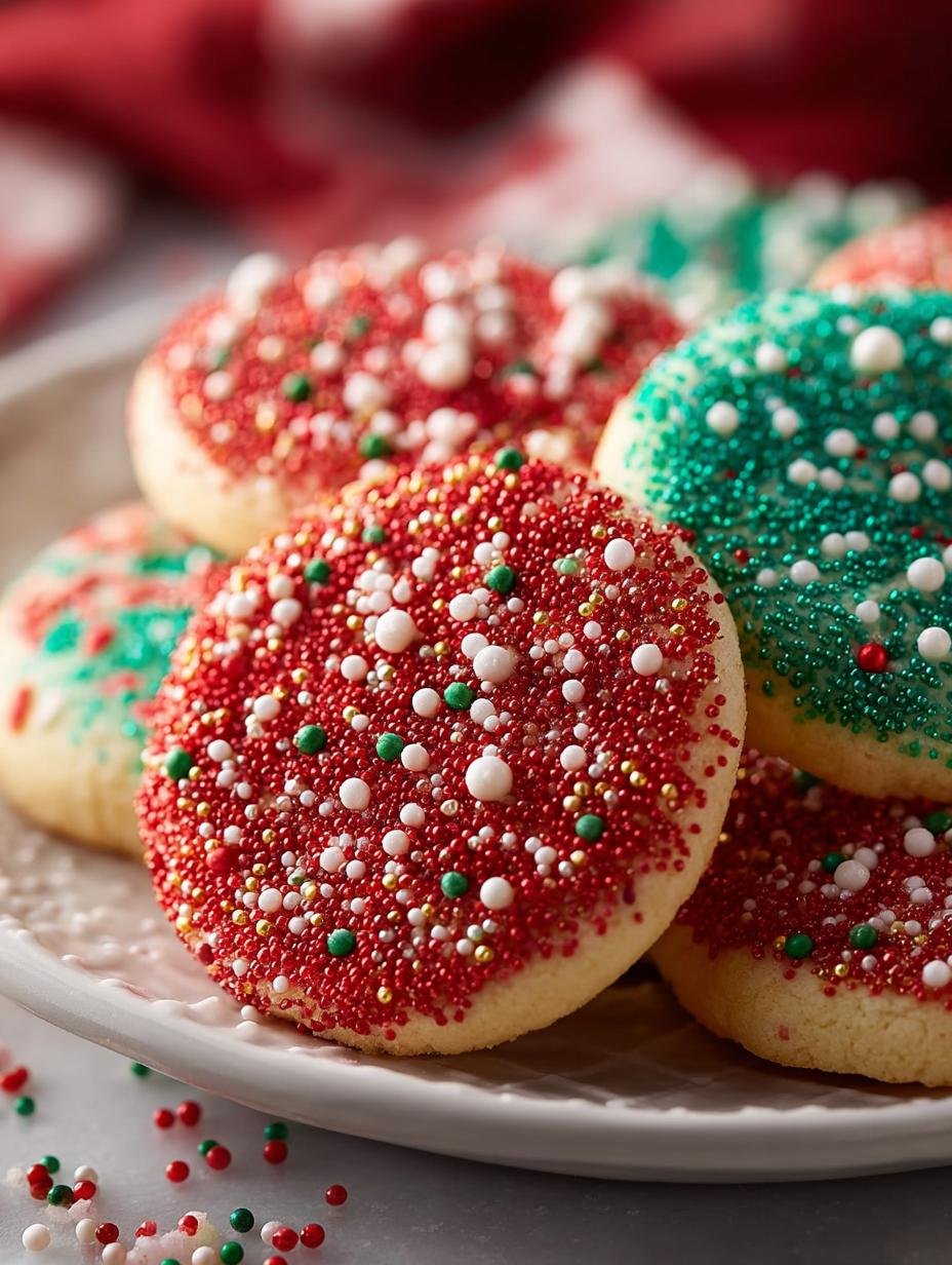Christmas Sprinkle Cookies Recipe: 24 Festive Bites