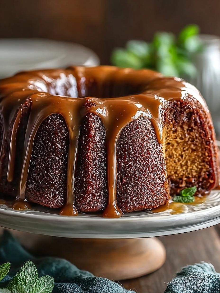 Delicious Cinnamon Sticky Toffee Pudding Bundt Cake Recipe - Cinnamon Sticky Toffee Pudding Bundt Cake - additional detail