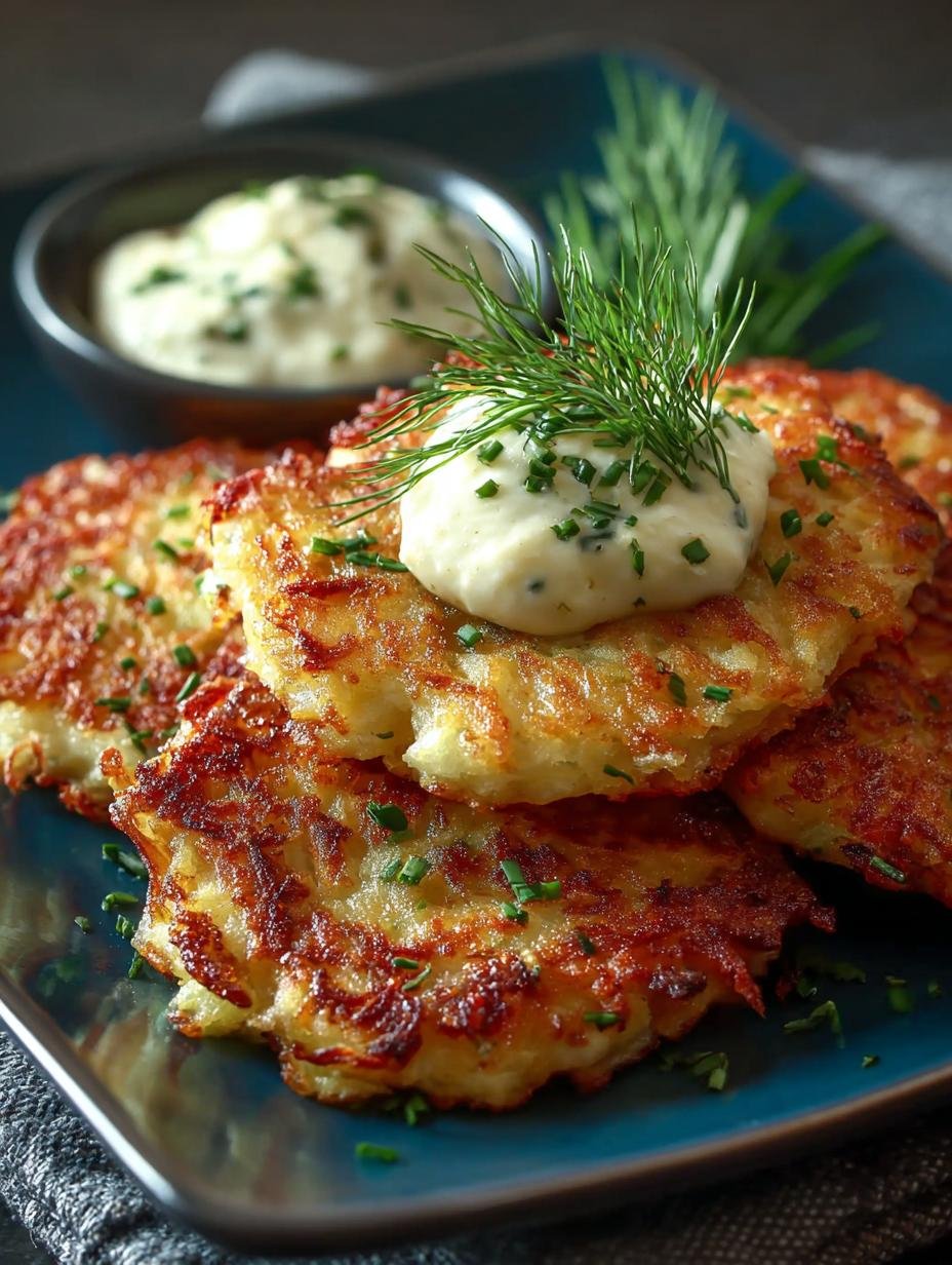 Crispy Potato Latkes: 5 Steps to Irresistible Flavor - Crispy Potato Latkes - additional detail