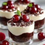 DLux Mini Dessert Cups: Indulge in Chocolate Cherry Bliss