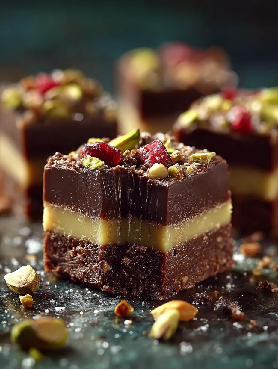 Dubai Chocolate Fudge: 7 Irresistible Layers of Delight - Dubai Chocolate Fudge - additional detail