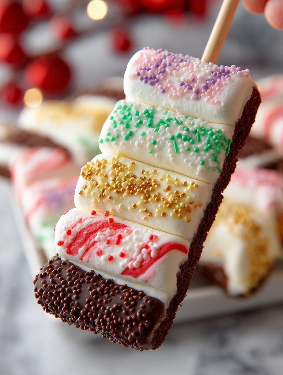 Festive Marshmallow Pops: 18 Colorful Holiday Treats - Festive Marshmallow Pops - main visual representation