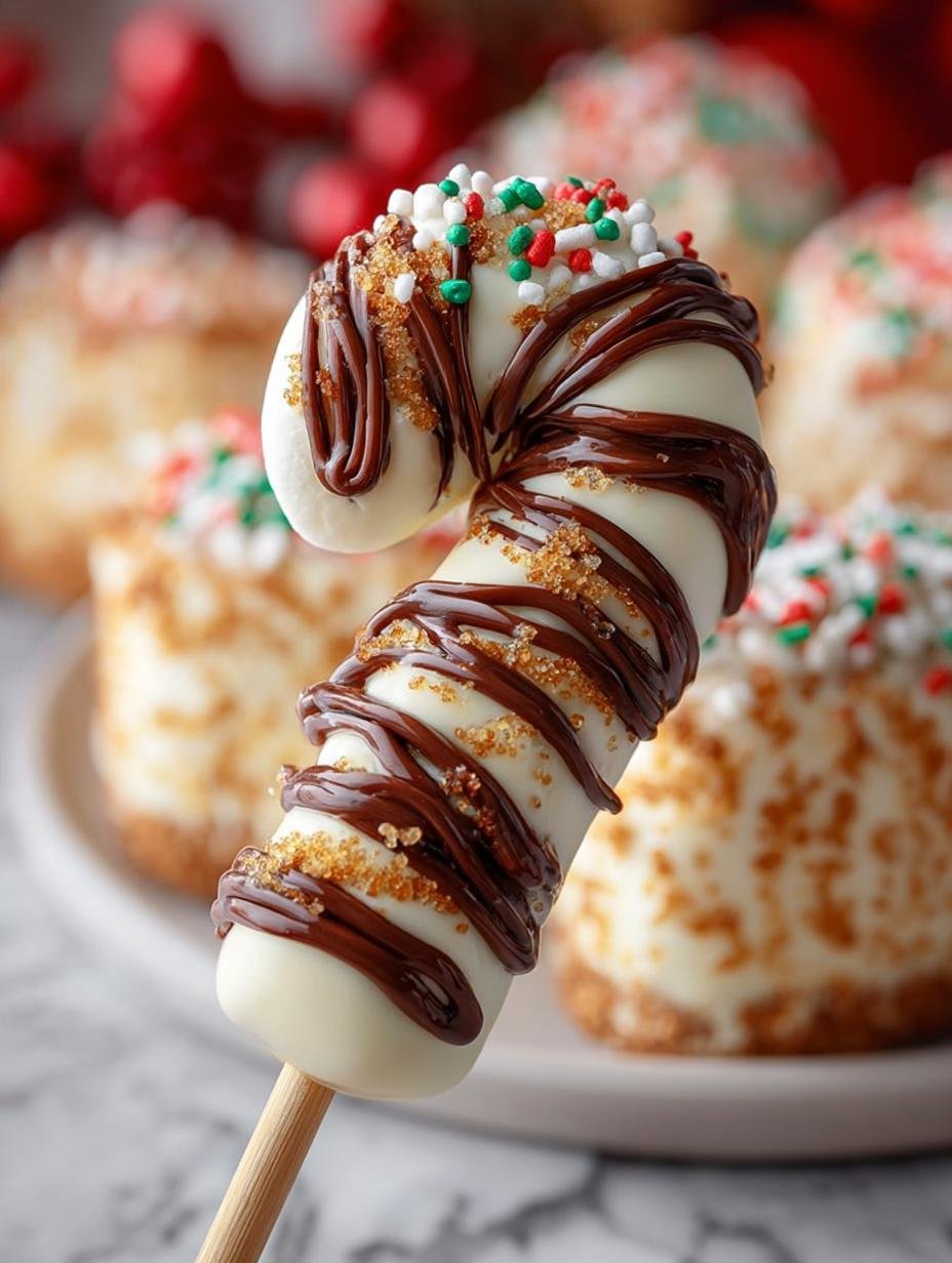 Festive Marshmallow Pops: 18 Colorful Holiday Treats - Festive Marshmallow Pops - additional detail