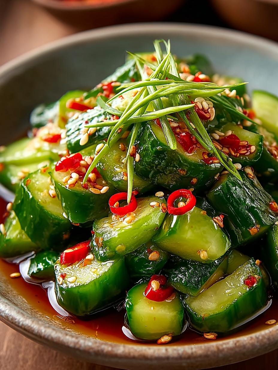 Fire Spicy Smashed Cucumber Salad: 5 Bold Flavors to Enjoy - Fire Spicy Smashed Cucumber Salad - additional detail
