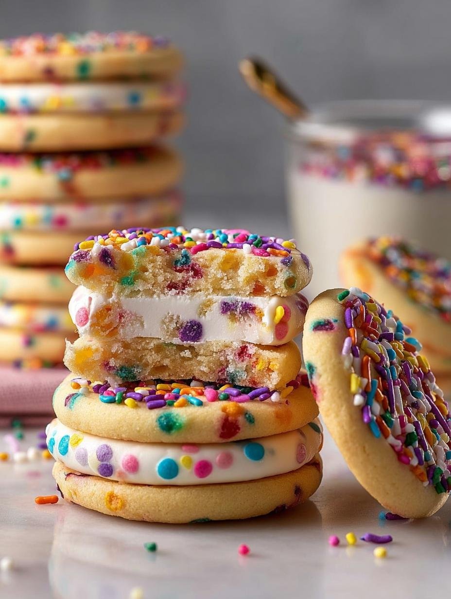 Funfetti Sandwich Cookies Recipe: 24 Colorful Treats - Funfetti Sandwich Cookies Recipe - main visual representation