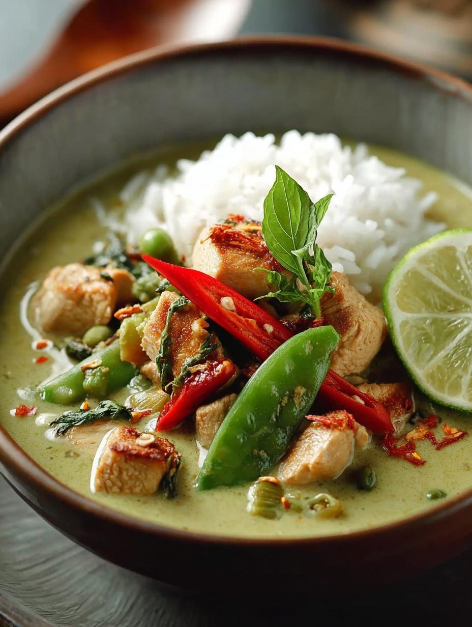 High Protein Vegan Thai Green Curry for Cozy Nights - High Protein Vegan Thai Green Curry - main visual representation