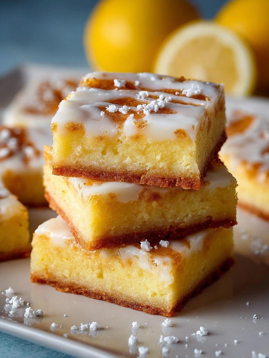 Delicious Lemon White Chocolate Brownies Recipe - Lemon White Chocolate Brownies - additional detail