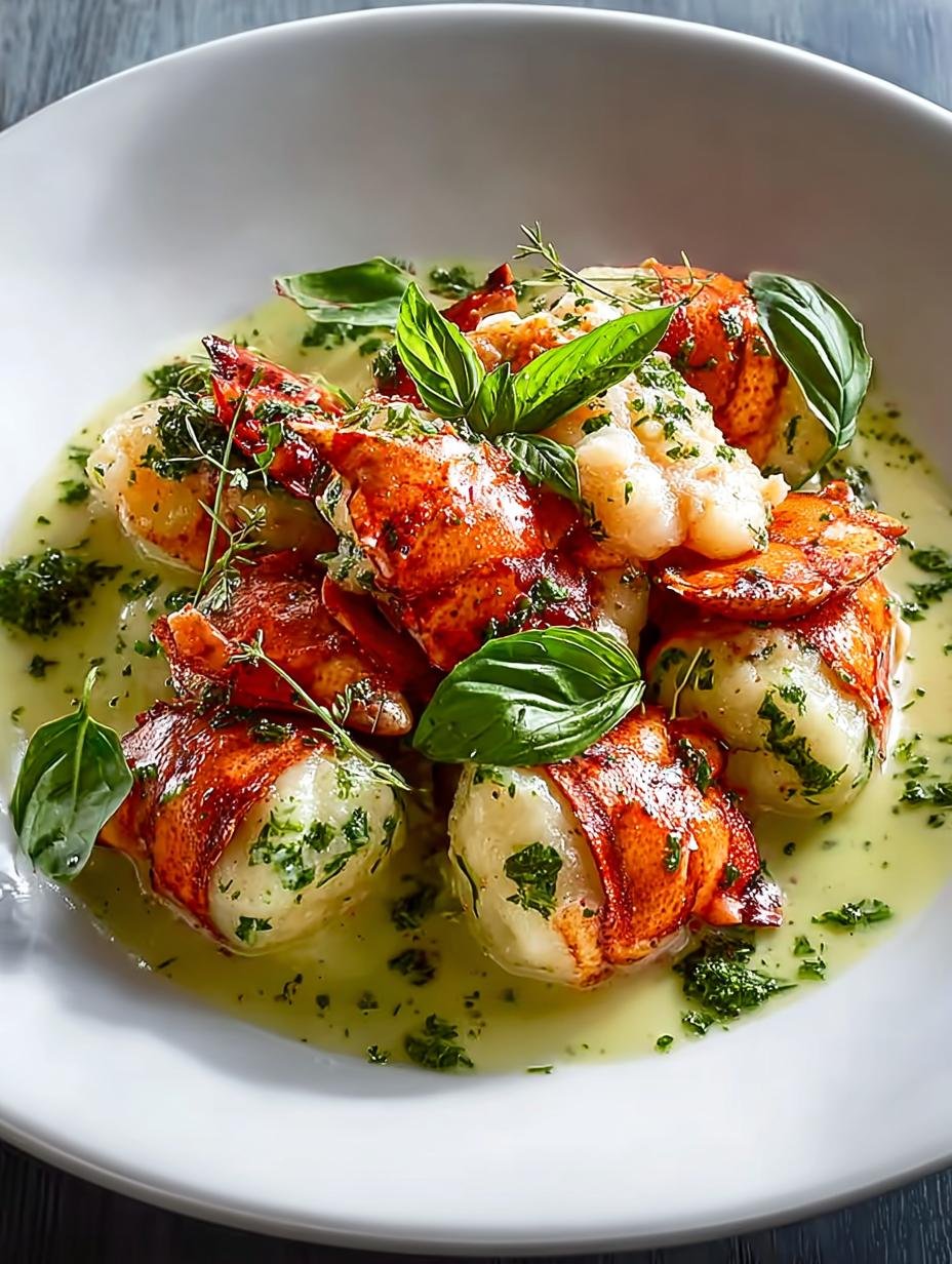 Decadent Lobster Gnudi Recipe with Creamy Sauce 3 Decadent Lobster Gnudi Recipe with Creamy Sauce - Lobster Gnudi Recipe - additional detail