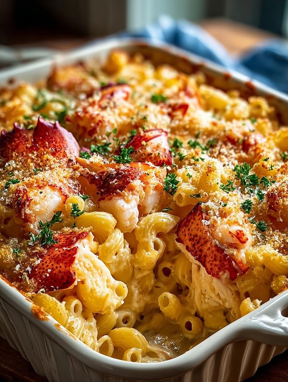 Delicious Lobster Mac and Cheese Recipe for Comfort - Lobster Mac and Cheese Recipe - main visual representation
