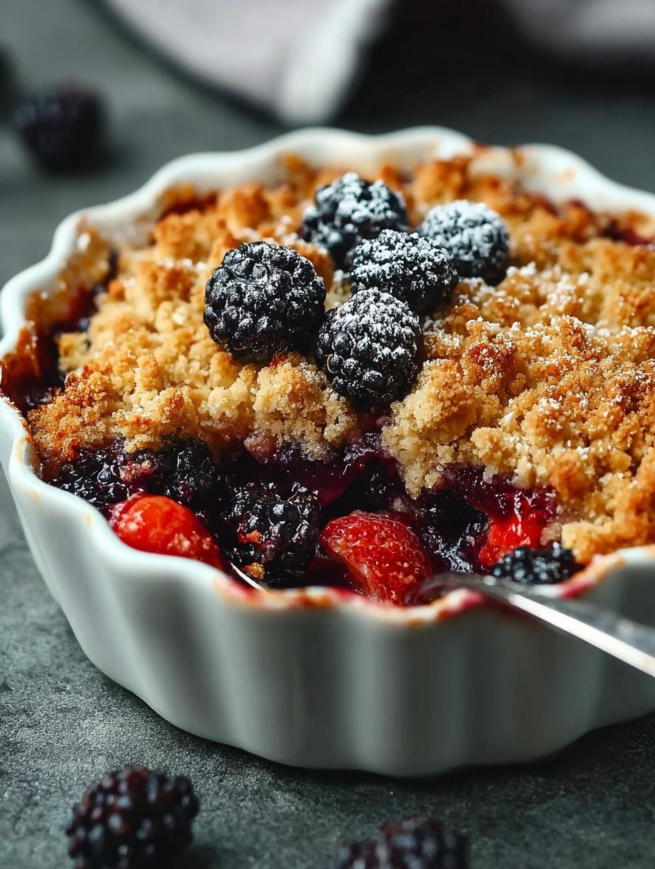 Irresistible Mixed Berry Crumble with Crunchy Streusel Topping 2 Irresistible Mixed Berry Crumble with Crunchy Streusel Topping - MIXED BERRY CRUMBLE, STREUSEL TOPPING, IRRESISTIBLE - main visual representation