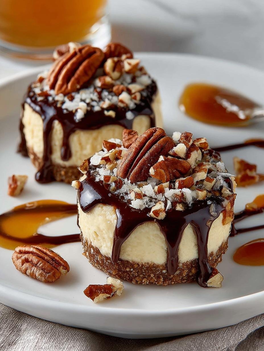 Mini Turtle Cheesecake Bites: 24 Indulgent Treats to Savor - Mini Turtle Cheesecake Bites - additional detail