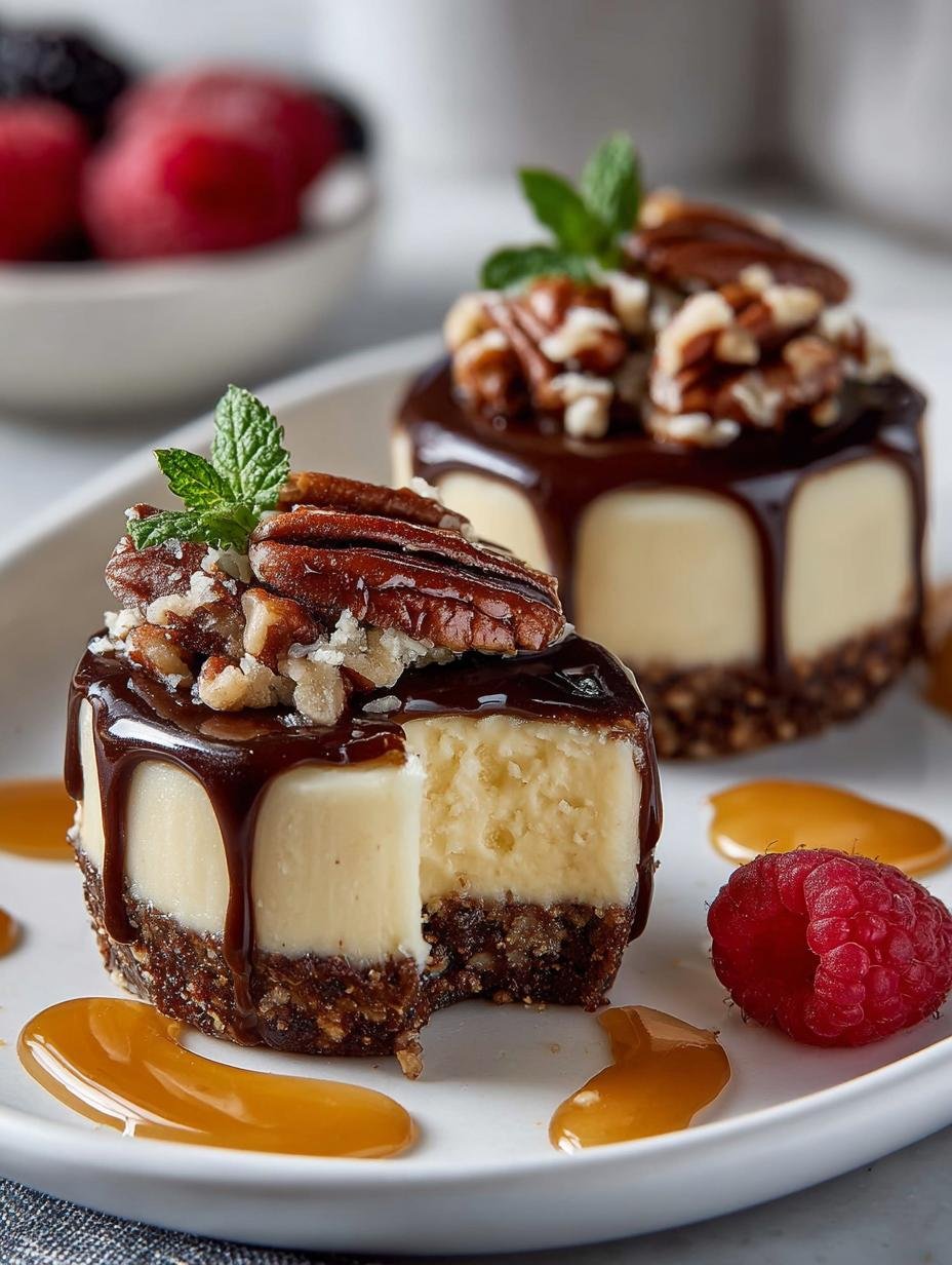 Mini Turtle Cheesecake Bites: 24 Indulgent Treats to Savor