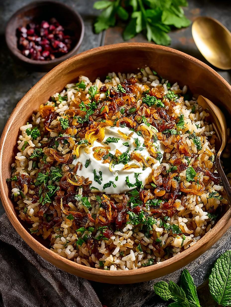 Mujadara: Lebanese Lentils and Rice That Comforts You - Mujadara: Lebanese Lentils and Rice - main visual representation