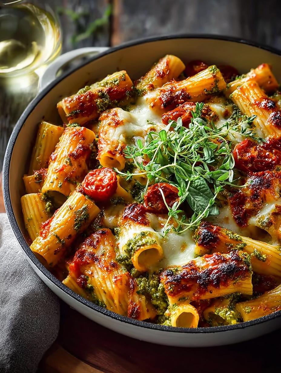 One Pot Spicy Pesto Rigatoni: 7 Creamy Steps to Wow - One Pot Spicy Pesto Rigatoni - main visual representation