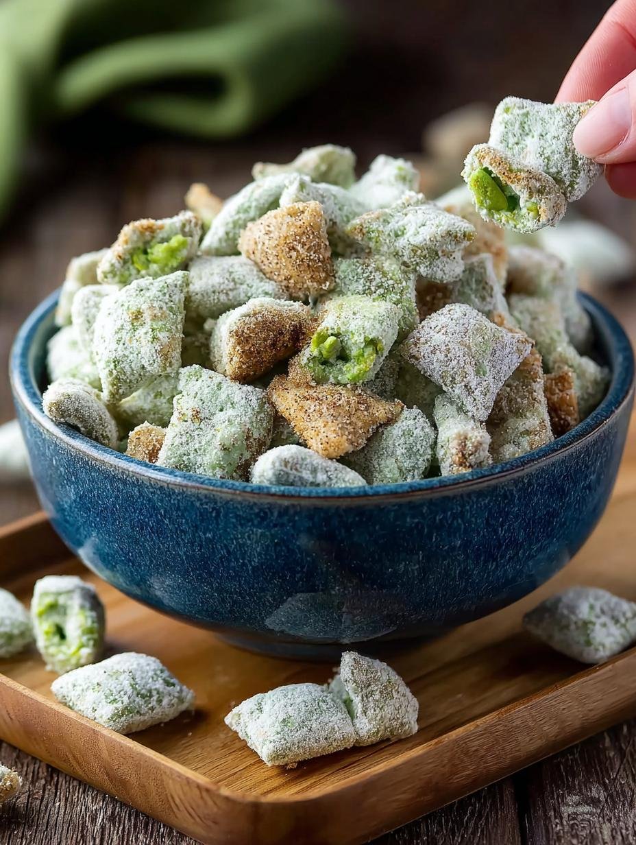 Delicious Pistachio Puppy Chow: A Sweet Treat to Make - Pistachio Puppy Chow - additional detail