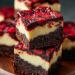 Red Velvet Cheesecake Brownies