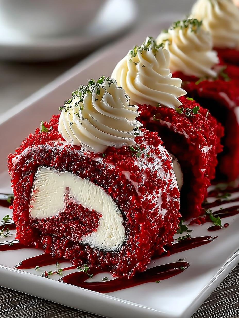Red Velvet Cheesecake Sushi Rolls: 7 Irresistible Delights - Red Velvet Cheesecake Sushi Rolls - additional detail