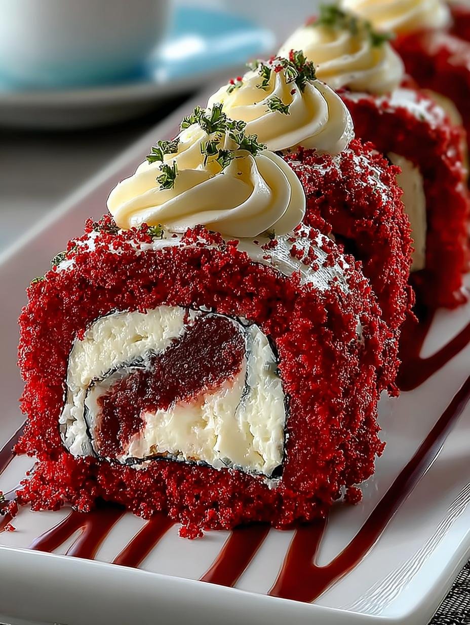 Red Velvet Cheesecake Sushi Rolls: 7 Irresistible Delights
