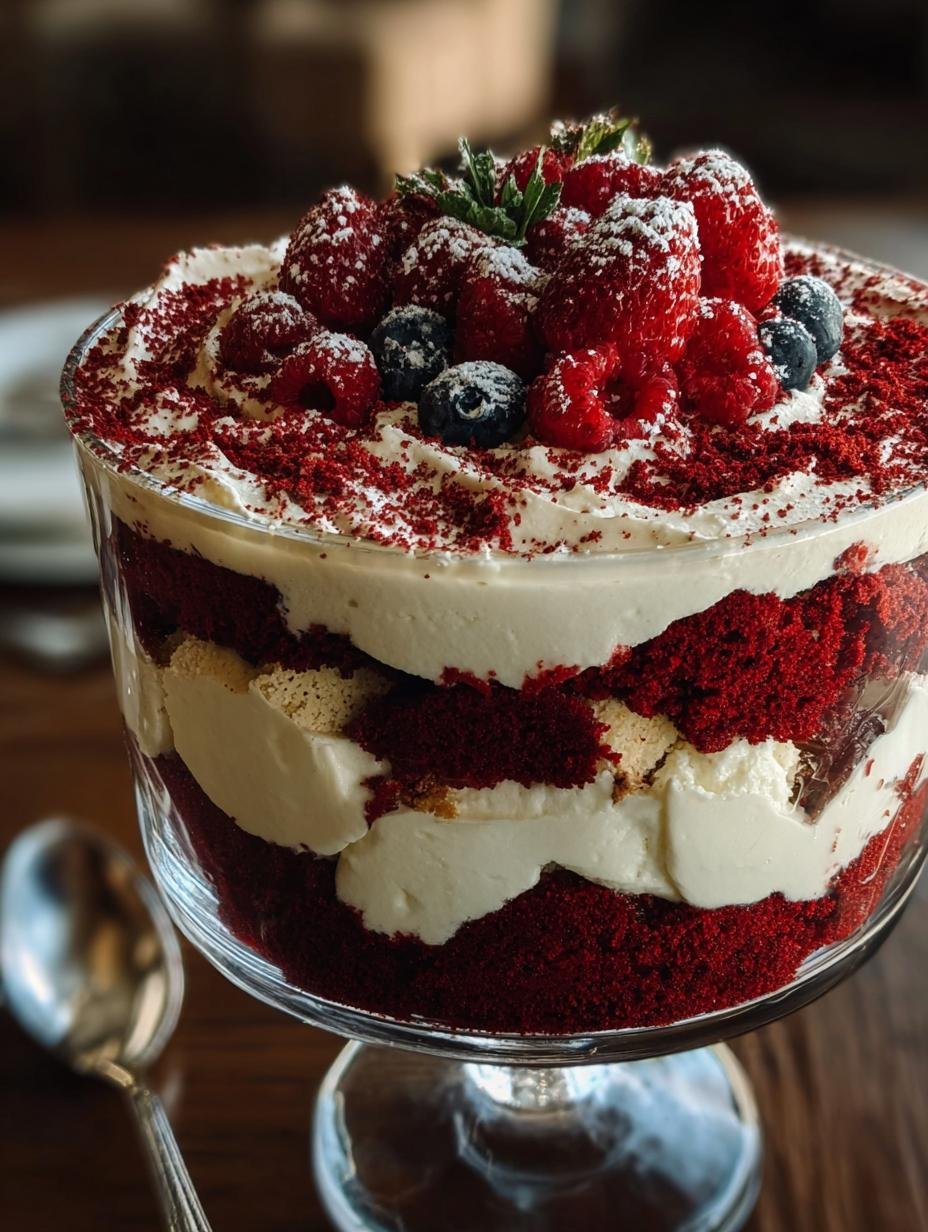 Delicious Red Velvet Trifle Recipe to Indulge In - Red Velvet Trifle Recipe - additional detail