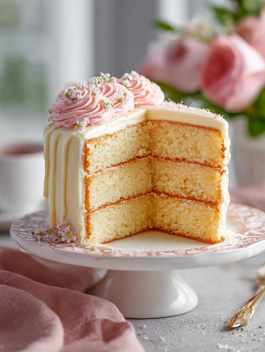 Delicious Rose Water Vanilla Cake Recipe for Celebrations - Rose Water Vanilla Cake Recipe - additional detail