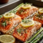 Sheet Pan Lemon Garlic Salmon