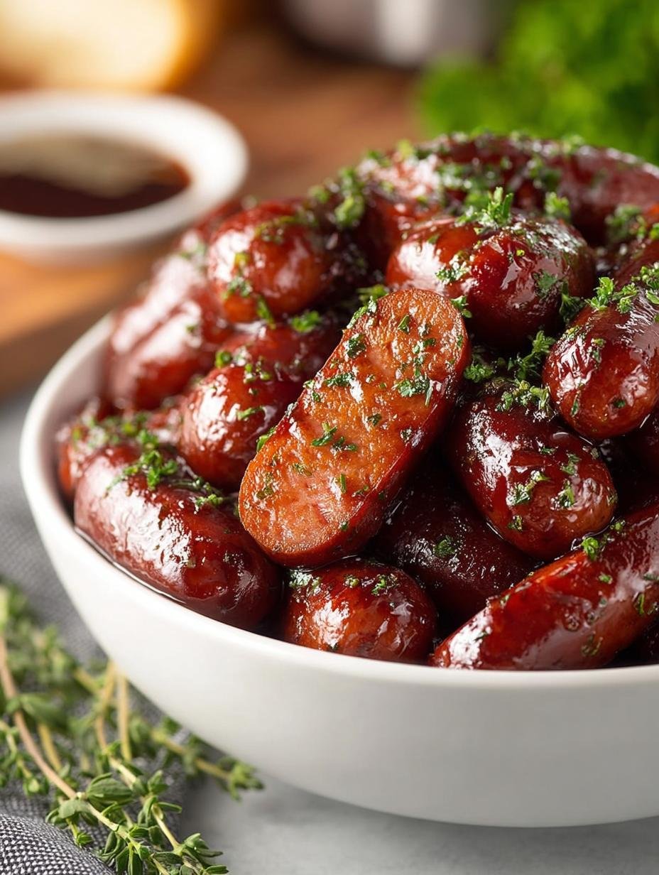 Slow Cooker Little Smokies Recipe: 3 Simple Steps - Slow Cooker Little Smokies Recipe - main visual representation