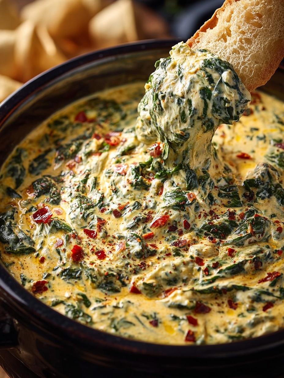 Delicious Slow Cooker Spinach Queso Dip Recipe - Slow Cooker Spinach Queso Dip - main visual representation