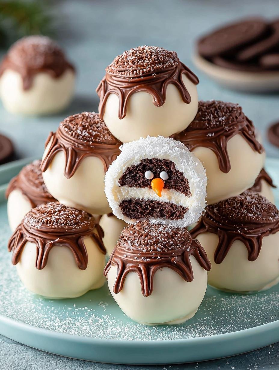 Snowman Oreo Balls Recipe: 7 Steps to Festive Delight
