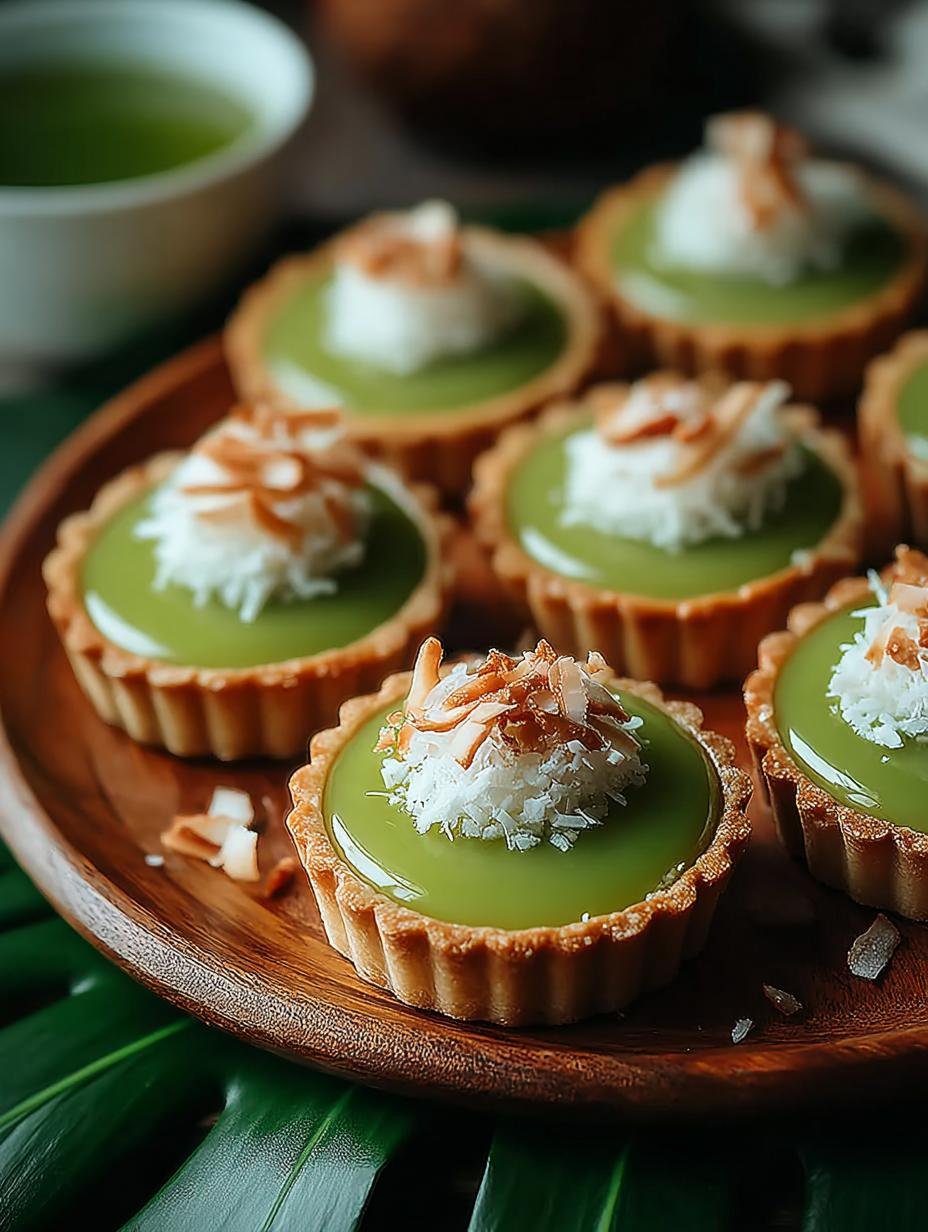 Thai Pandan Coconut Tarts: 12 Irresistible Mini Treats