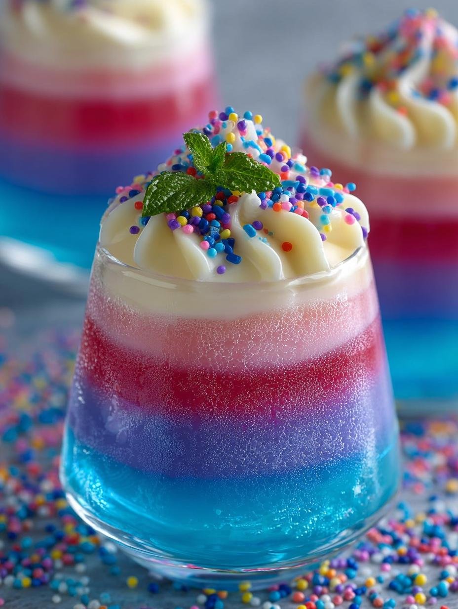 Delightful Unicorn Jello Cups: A Magical Treat for All - Unicorn Jello Cups - main visual representation