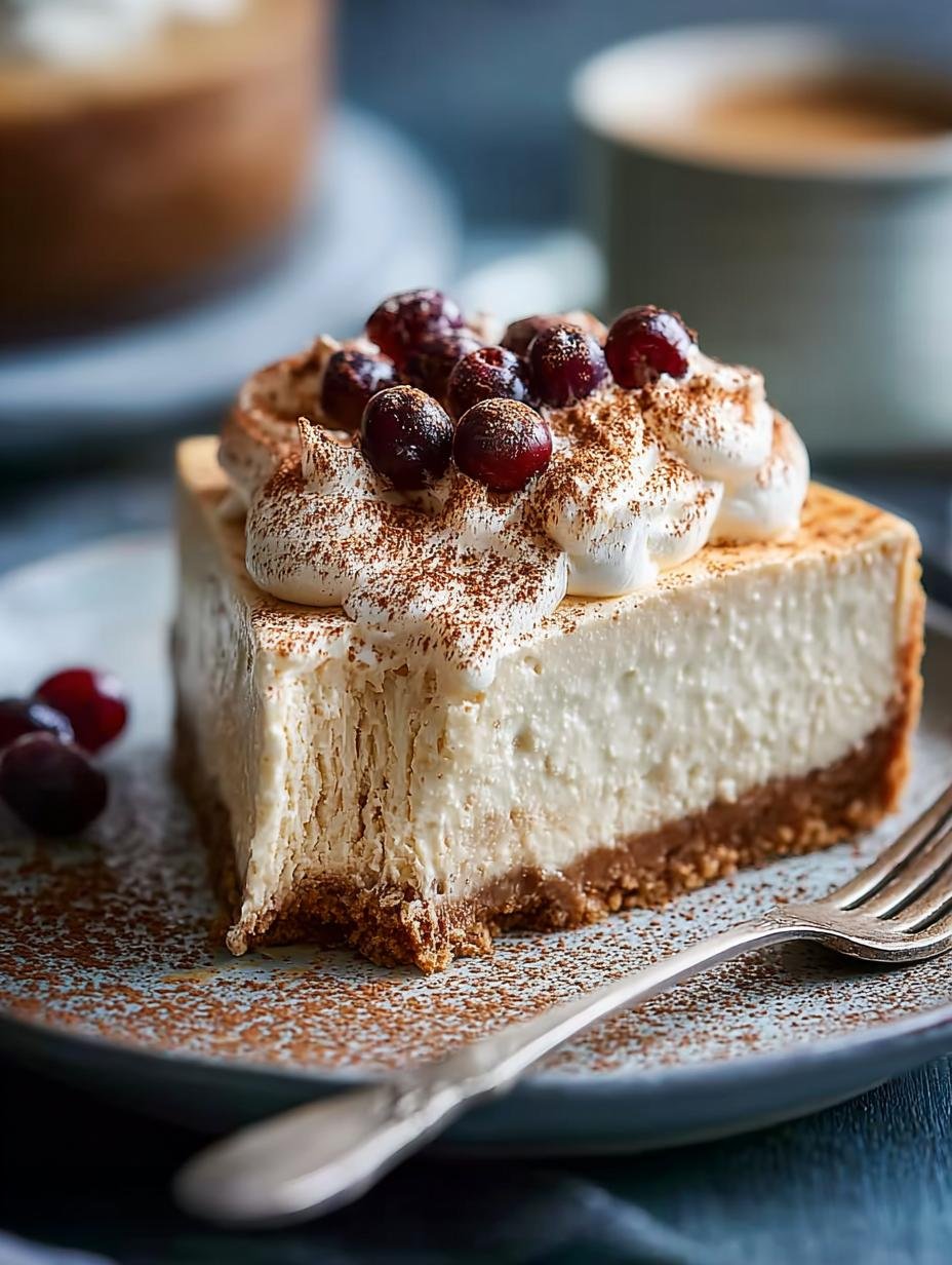Delightful Vegan Eggnog Cheesecake for Your Holidays - Vegan Eggnog Cheesecake - additional detail