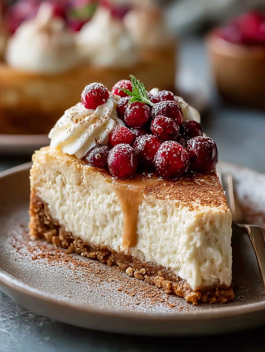 Delightful Vegan Eggnog Cheesecake for Your Holidays