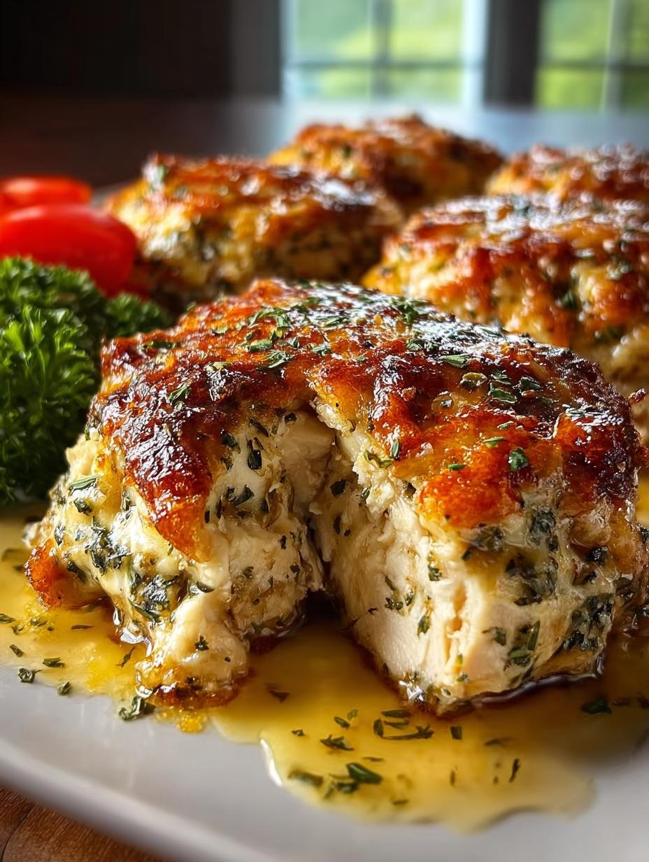 Delicious 4-Ingredient Ranch Chicken Bake served hot with cheese melted on top