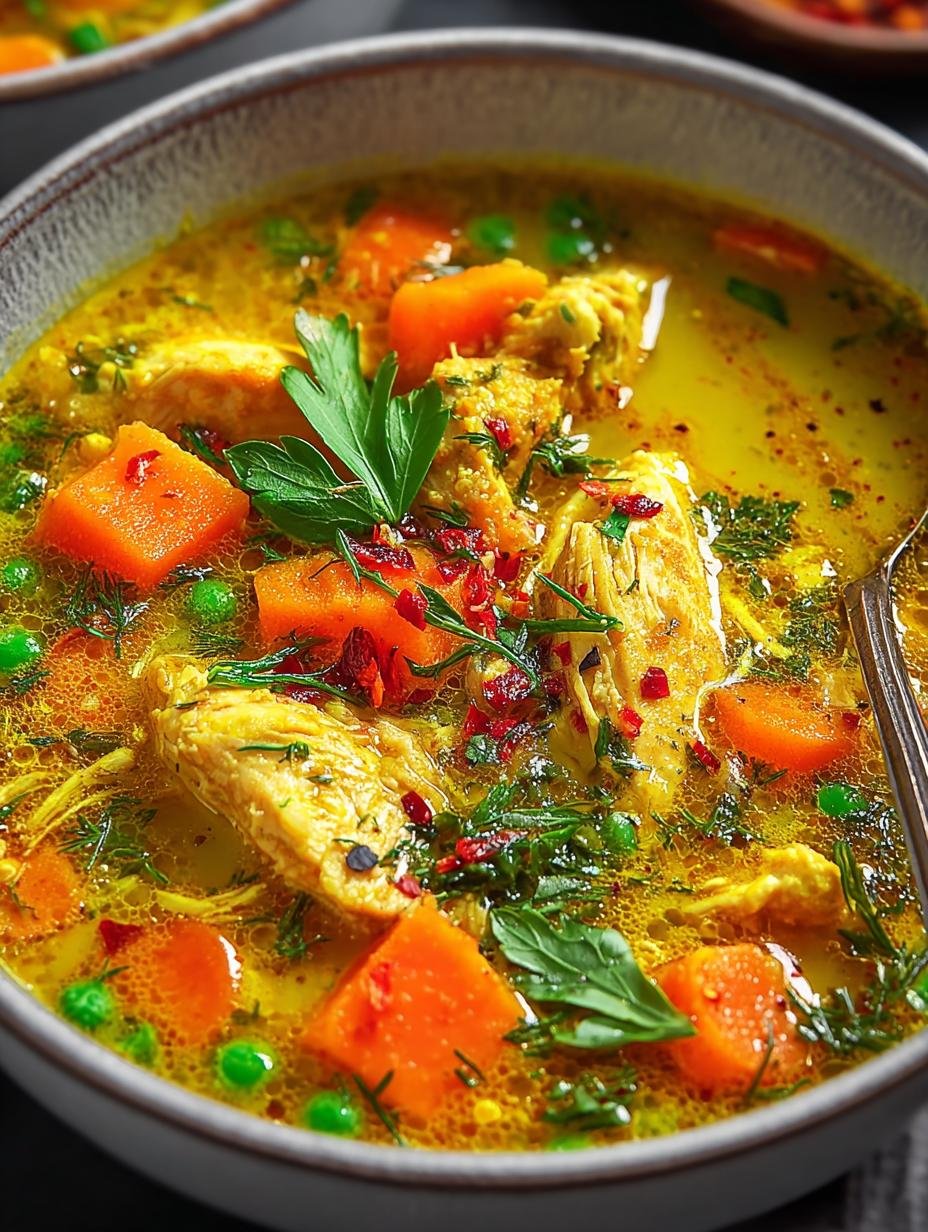Anti-Inflammatory Turmeric Chicken Soup for Cozy Wellness - Anti-Inflammatory Turmeric Chicken Soup - additional detail