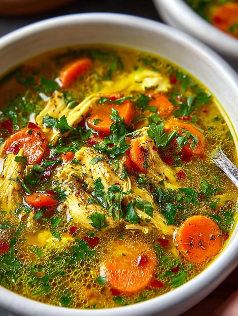 Anti-Inflammatory Turmeric Chicken Soup