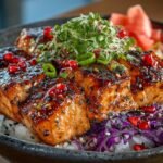Bang bang salmon bowls: Discover this easy rice bowl recipe!