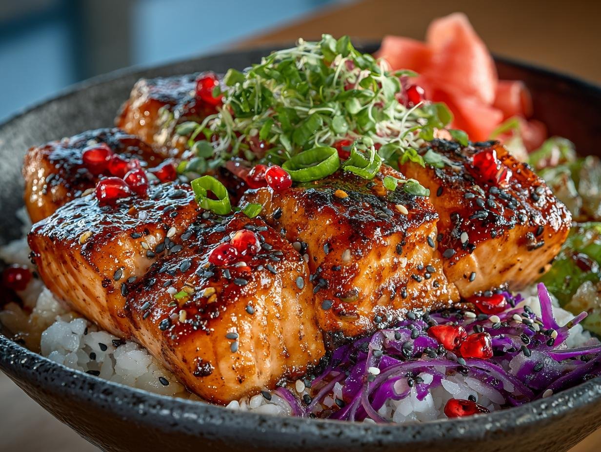 Bang bang salmon bowls: Discover this easy rice bowl recipe!