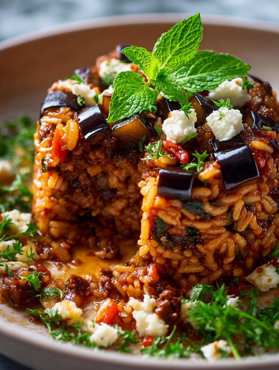 Delicious Beef Eggplant Pilaf Recipe in One Pot - Beef Eggplant Pilaf Recipe - additional detail