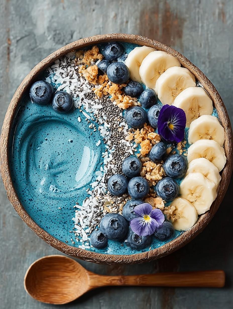 Blue Spirulina Smoothie Bowl: 5 Reasons to Love It - Blue Spirulina Smoothie Bowl - additional detail