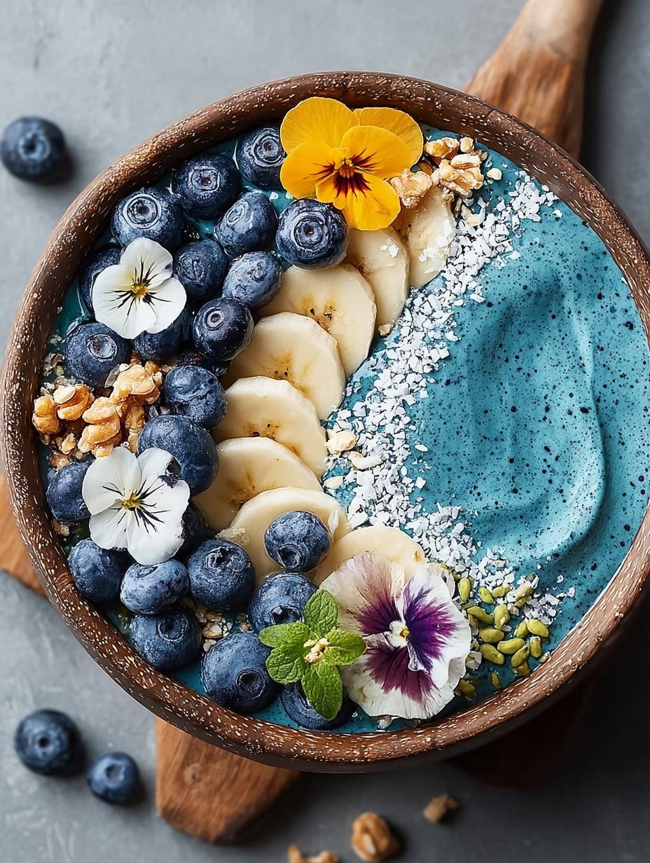Blue Spirulina Smoothie Bowl: 5 Reasons to Love It 1 Blue Spirulina Smoothie Bowl