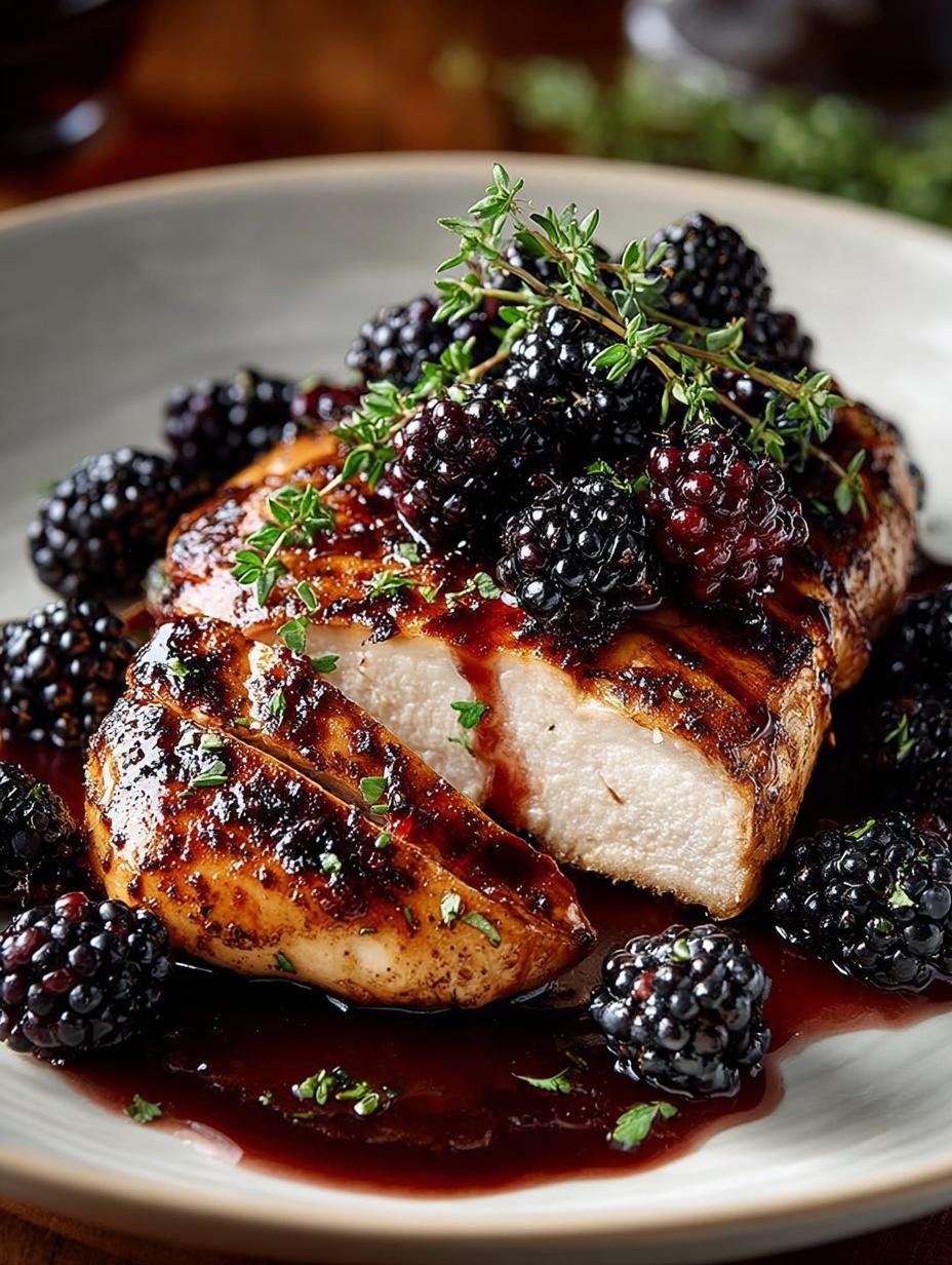 Bourbon Blackberry Chicken