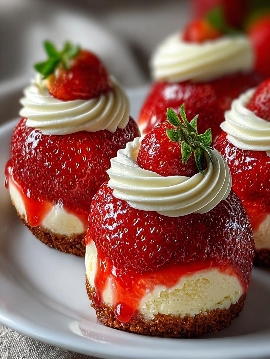 Cheesecake Stuffed Strawberries: 5 Easy No-Bake Treats - Cheesecake Stuffed Strawberries: Your Ultimate No-Bake Delight - additional detail